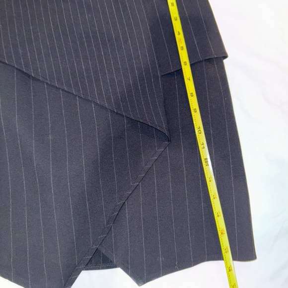 Joie Akirako Pinstriped Asymmetrical Skirt size 6 NWT - Picture 4 of 8
